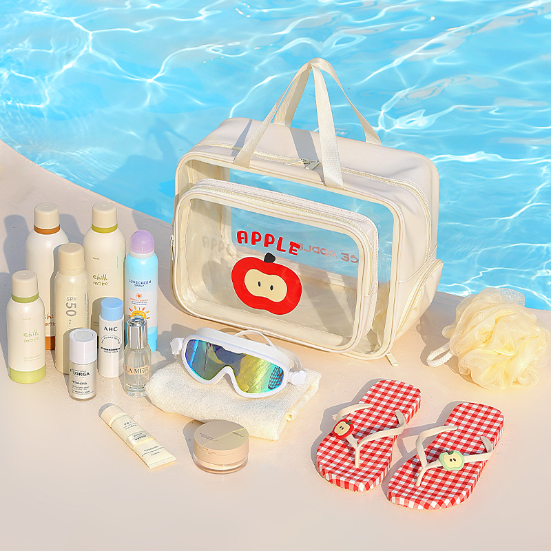 Flippers Swimming - Tas penyimpanan perlengkapan renang bermotif apel