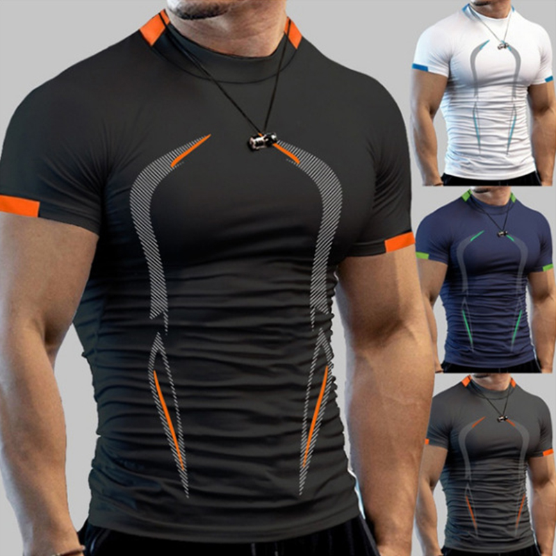 Rash Guard - Kaus olahraga kompresi Gym bergaya untuk
