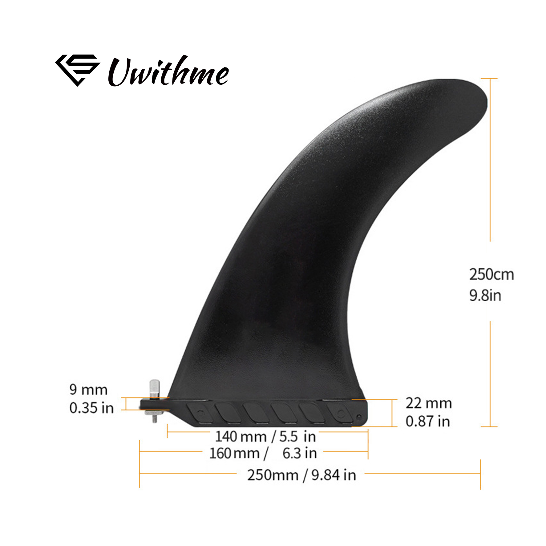 Sirip Tengah Tunggal SUP Nilon - Swim Fins ulasan dan harga